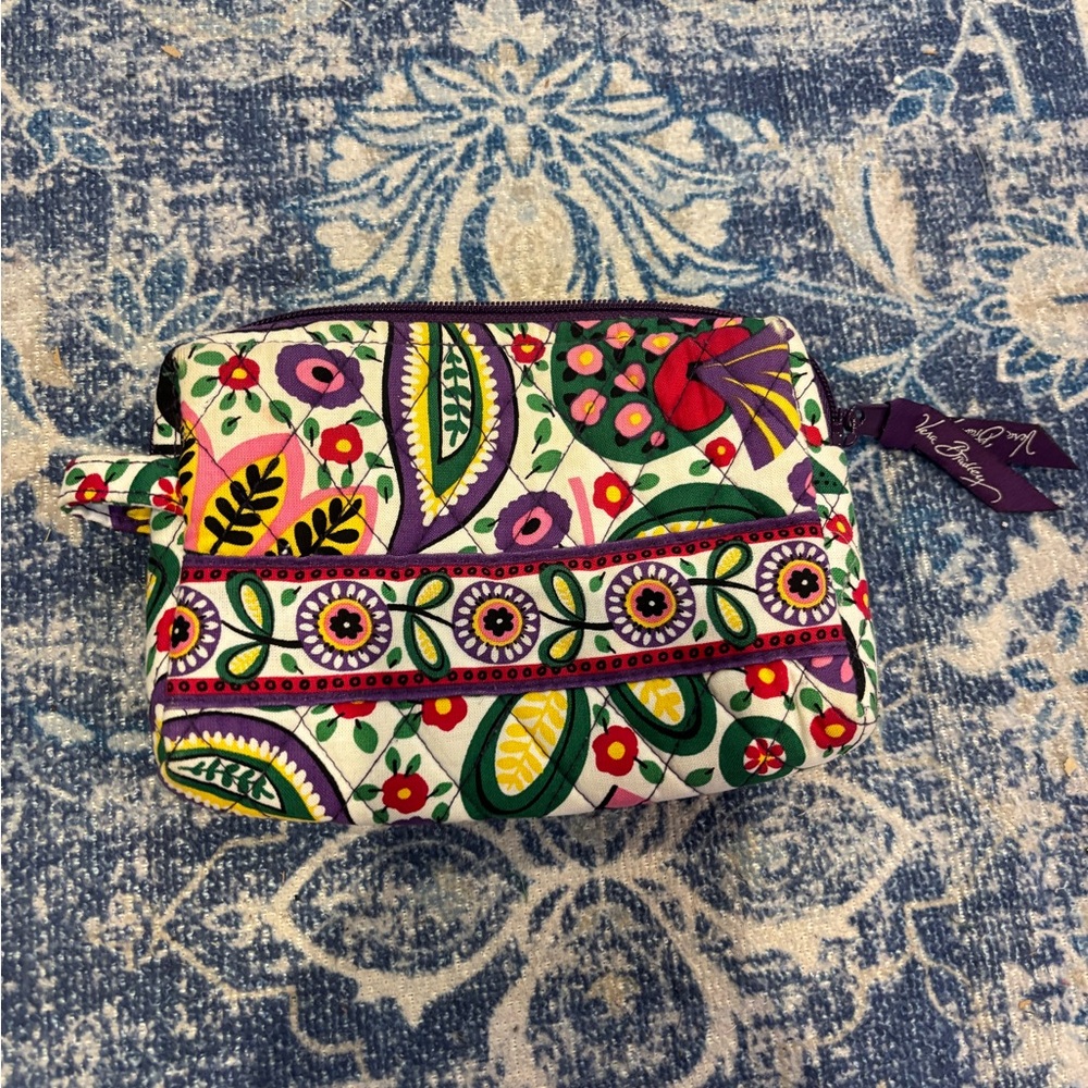 Vera Bradley Multicolor Floral makeup Bag